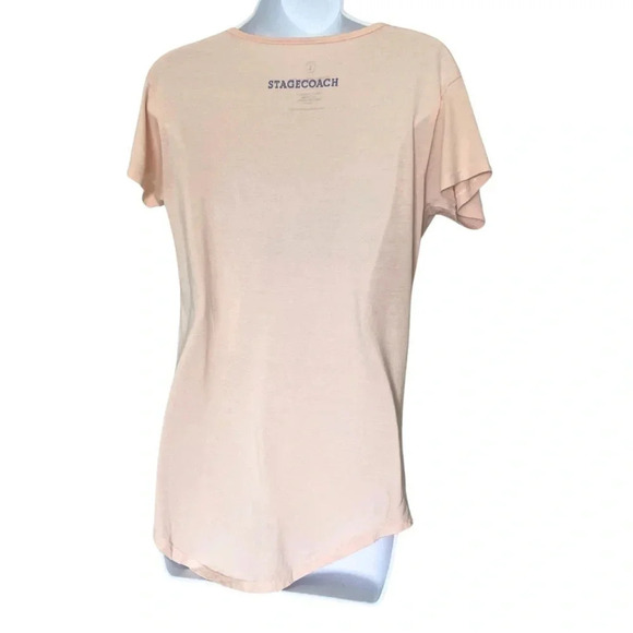 Stagecoach Festival T-Shirt. Official Merch - Pink with Stagecoach illustration - Picture 5 of 8